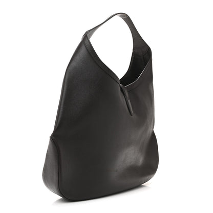 Gucci Soft Grained Calfskin Web Large Jackie Hobo Dark Brown 4 of 16