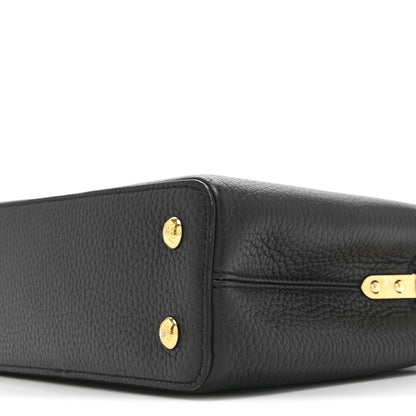 Louis Vuitton Taurillon Mini Capucines Black 9 of 10