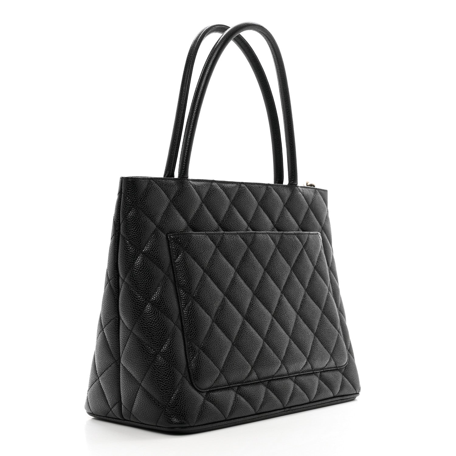 Chanel Caviar Quilted Medallion Tote Black 3 of 11