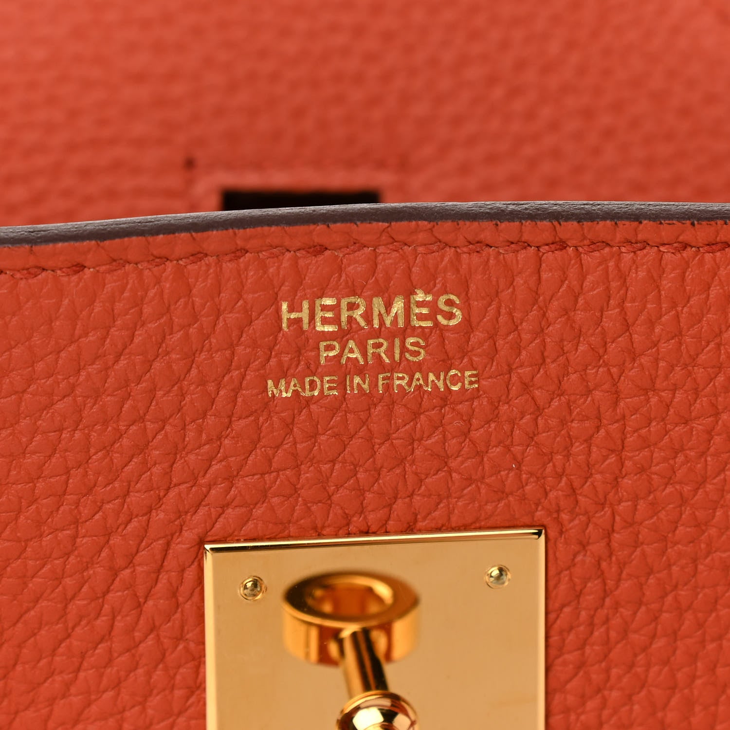 Hermes Togo Birkin 30 Orange 5 of 11