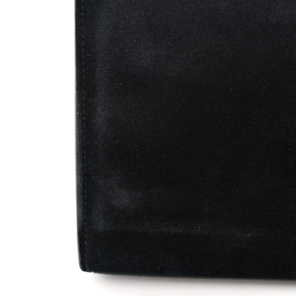 Saint Laurent Suede Small Monogram Stone Studded Kate Satchel Black Turquoise Coral 17 of 17