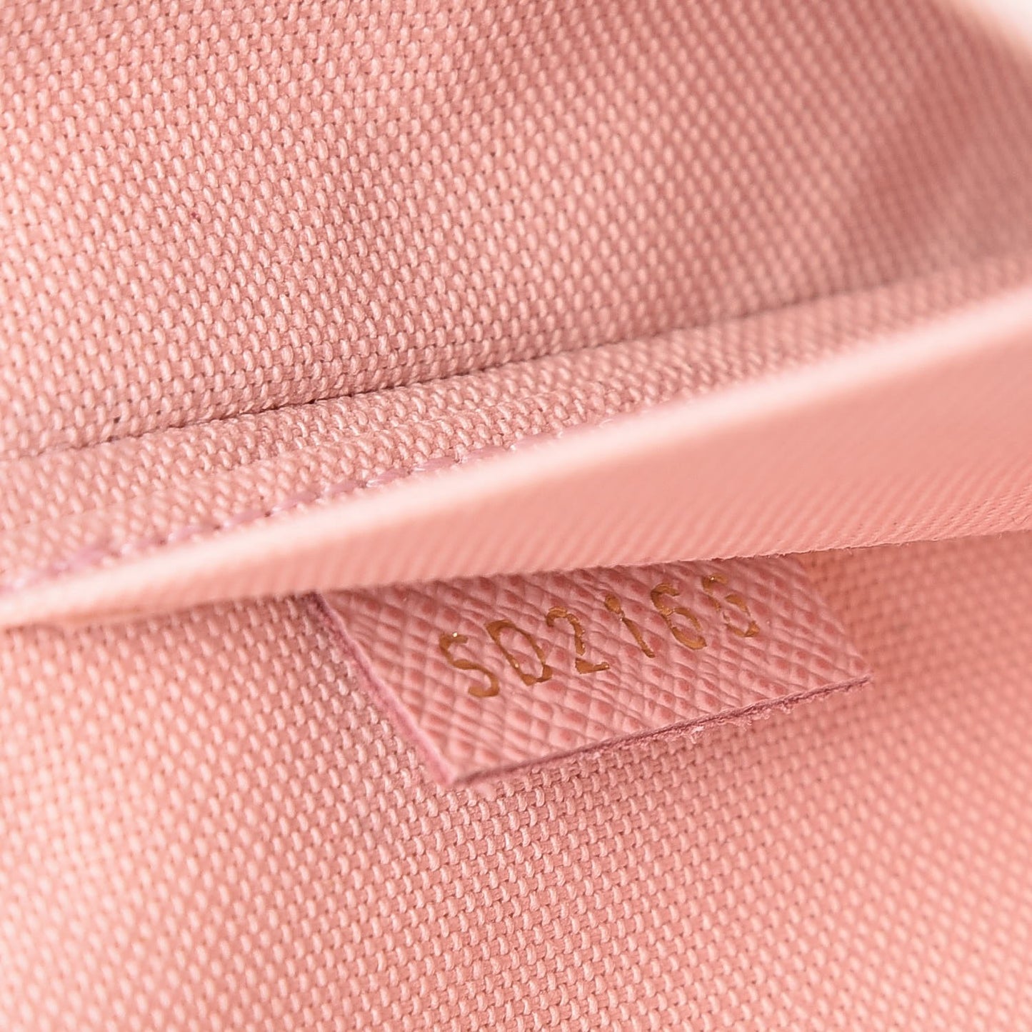 Damier Azur Pochette Felicie Chain Wallet Rose Ballerine