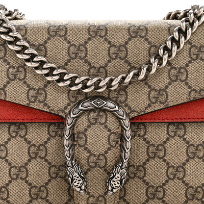 Gucci GG Supreme Monogram Mini Dionysus Shoulder Bag Hibiscus Red 8 of 13