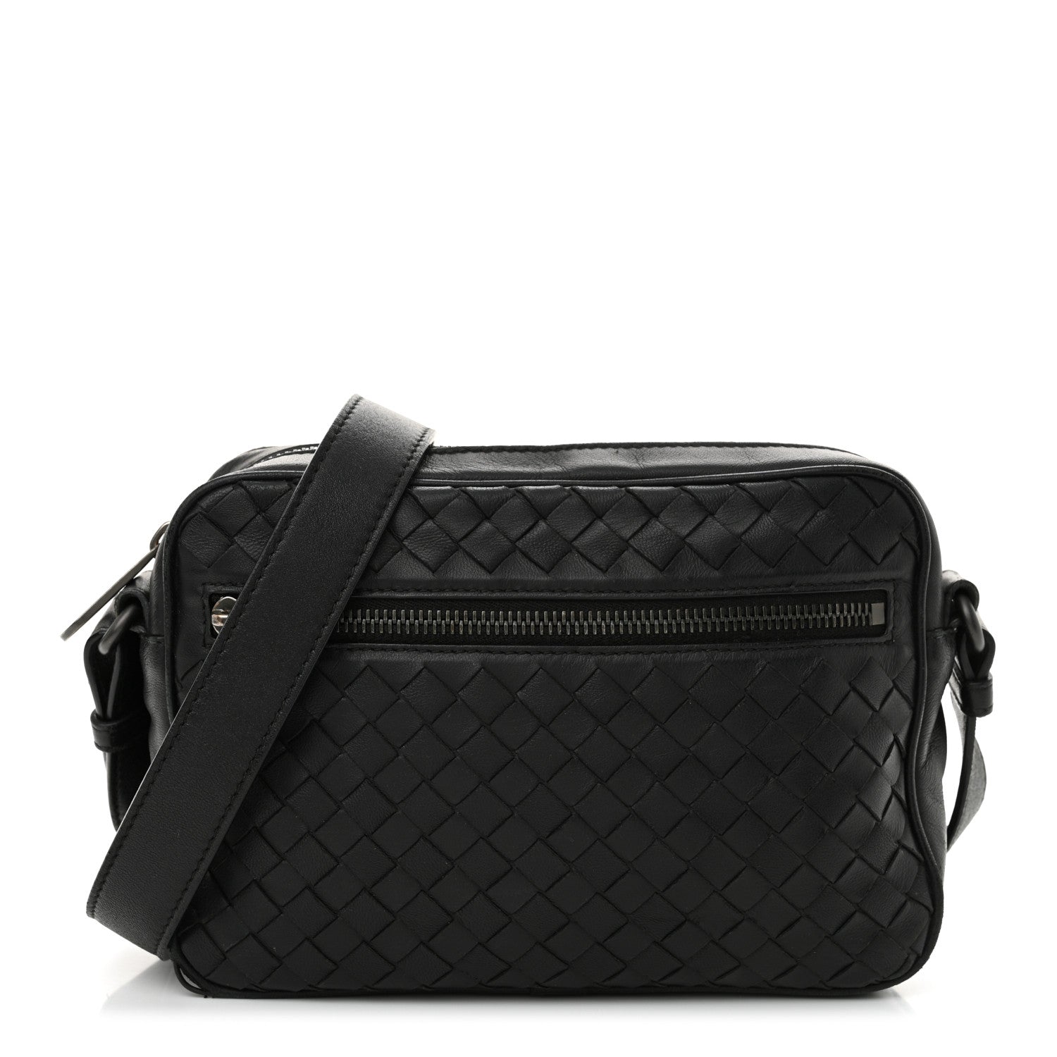 Bottega Veneta Nappa Intrecciato Crossbody Messenger Ebano 1 of 13