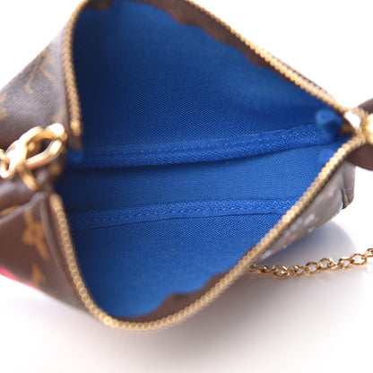 Louis Vuitton Monogram 2019 Christmas Animation Mini Venice Pochette Accessories Blue 5 of 8