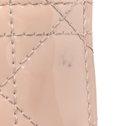 Christian Dior Patent Cannage Lady Dior Card Holder Powder Pink 9 of 10