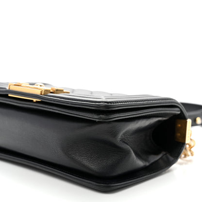 Chanel Lambskin Quilted Small Boy Flap Black 9 of 9