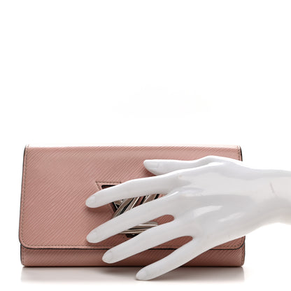 Louis Vuitton Epi Twist Wallet Rose Ballerine 2 of 9