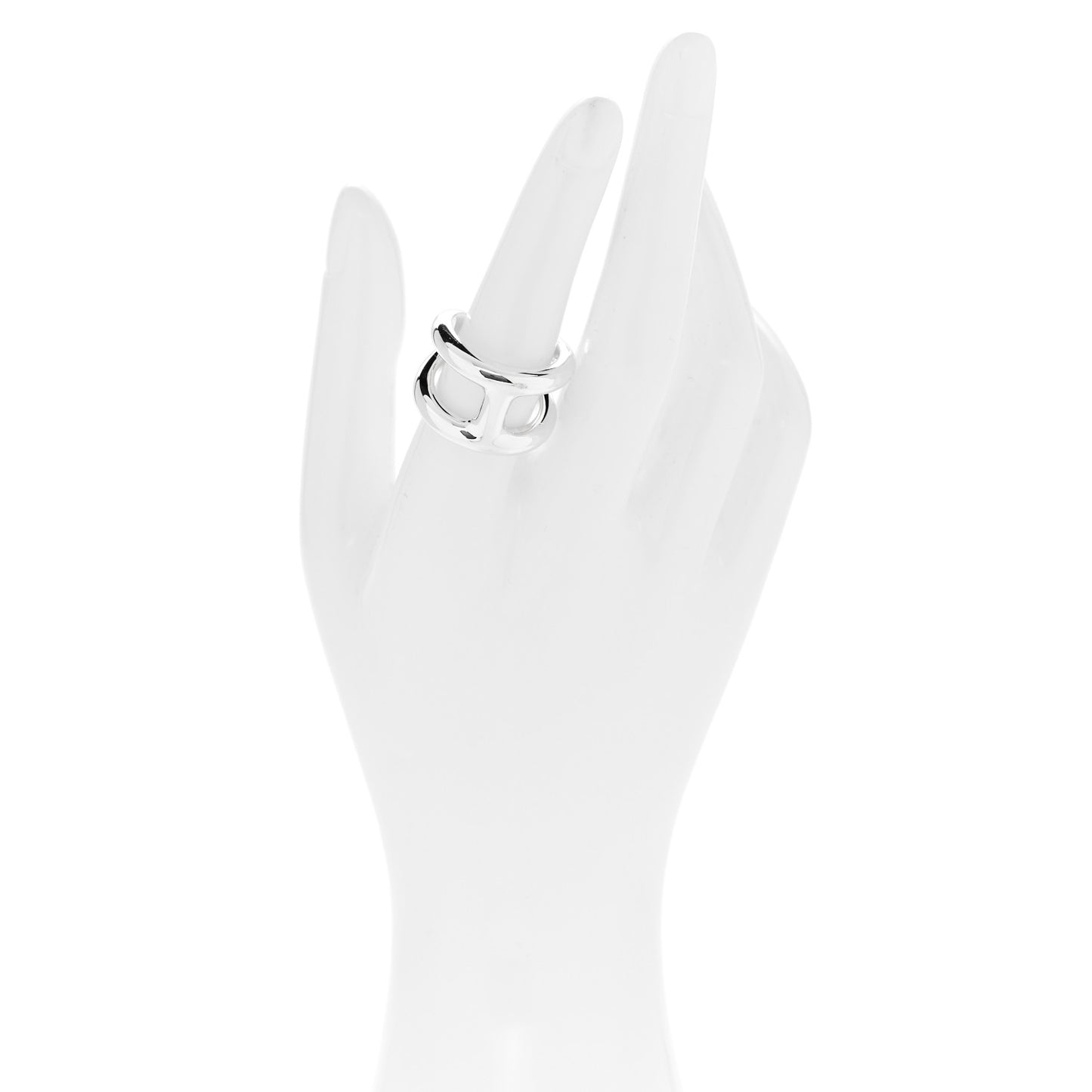Sterling Silver PM Osmose Ring 53 6.5