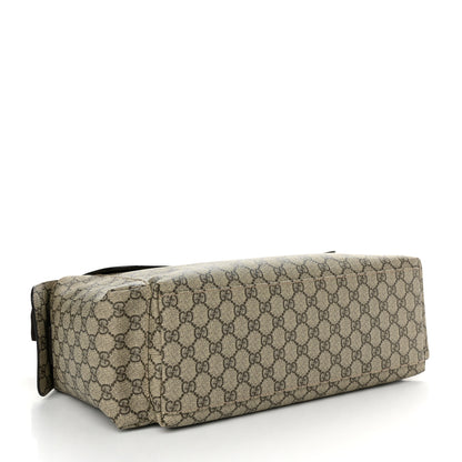 Gucci GG Plus Monogram Messenger Diaper Bag Dark Brown 5 of 11