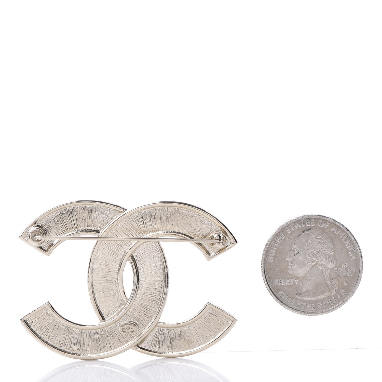 Chanel Crystal Pearl Chain Mania CC Earrings Gold 2 of 4