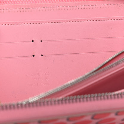 Louis Vuitton Vernis Jungle Dots Zippy Wallet Sugar Pink Poppy 6 of 6