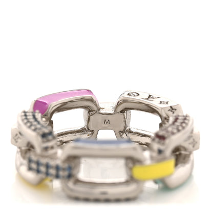Louis Vuitton Paradise Chain Ring Medium 55 7.25 5 of 8