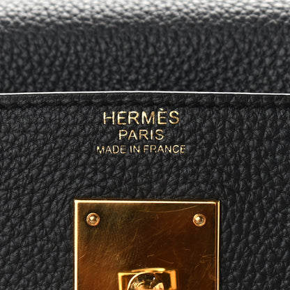 Hermes Togo Kelly Retourne 32 Black 7 of 12