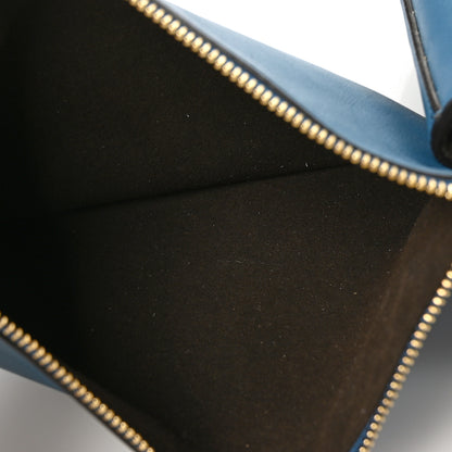 Salvatore Ferragamo Calfskin The Studio Tote Blue 6 of 8