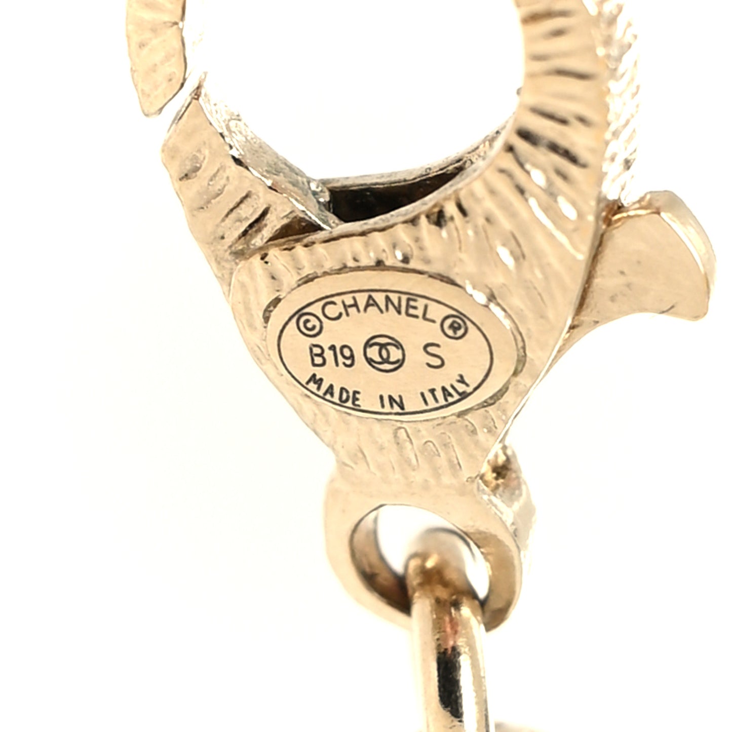 Crystal City of Lights Letter Chain Necklace Gold