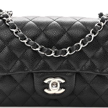 Chanel Caviar Quilted Mini Rectangular Flap Black 8 of 11