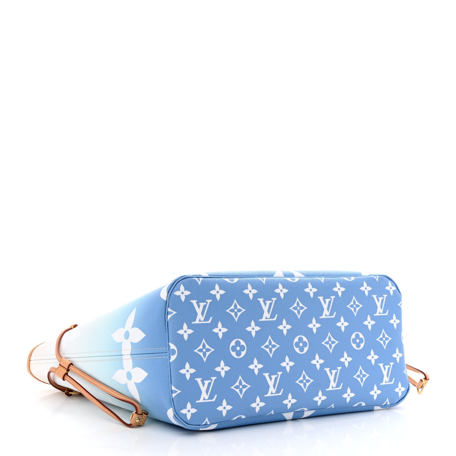 Louis Vuitton Monogram Giant By The Pool Neverfull MM Blue 4 of 12