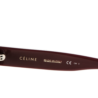 Celine Shadow Sunglasses CL 41026/S Burgundy 5 of 6