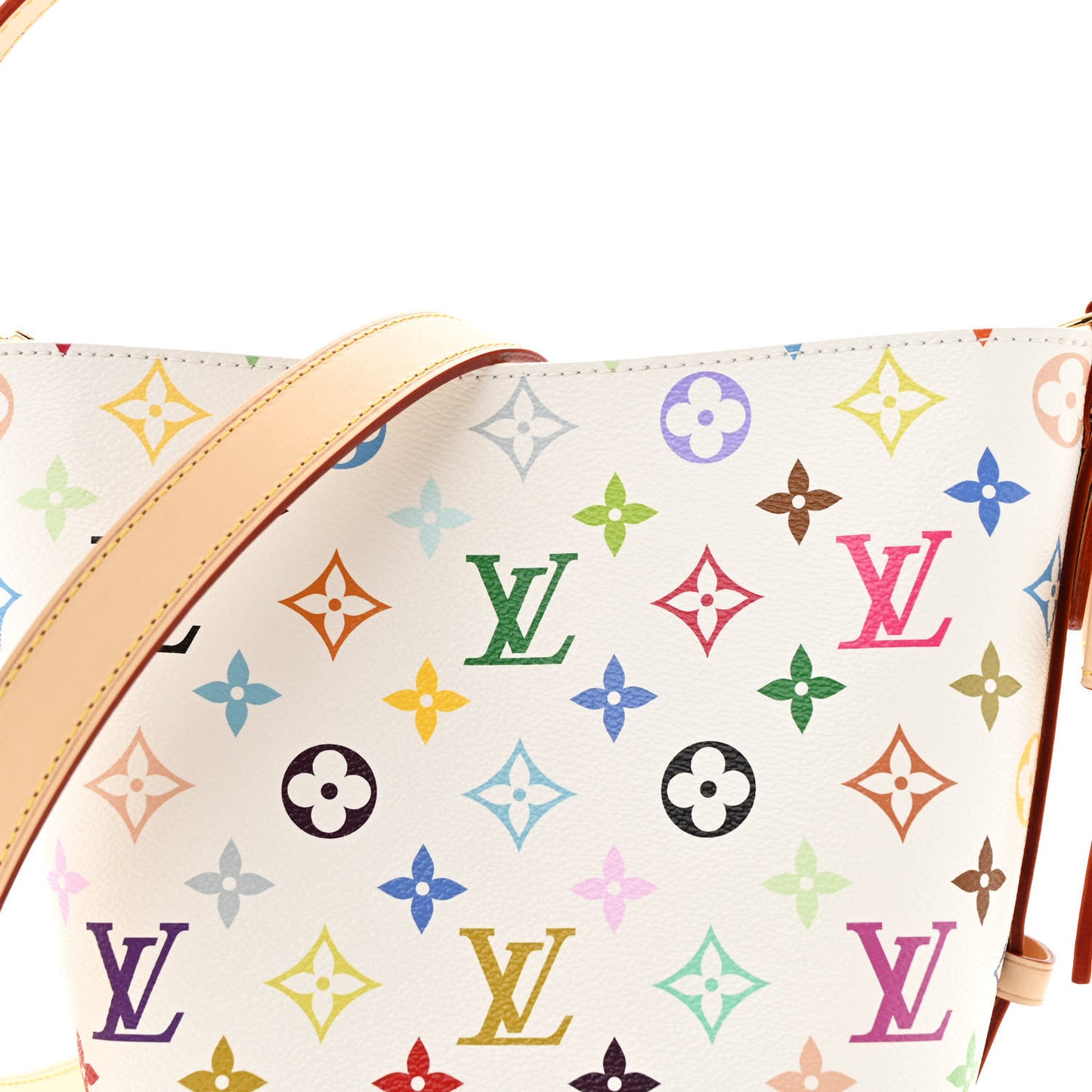 LV X TM Monogram Multicolor All In BB White