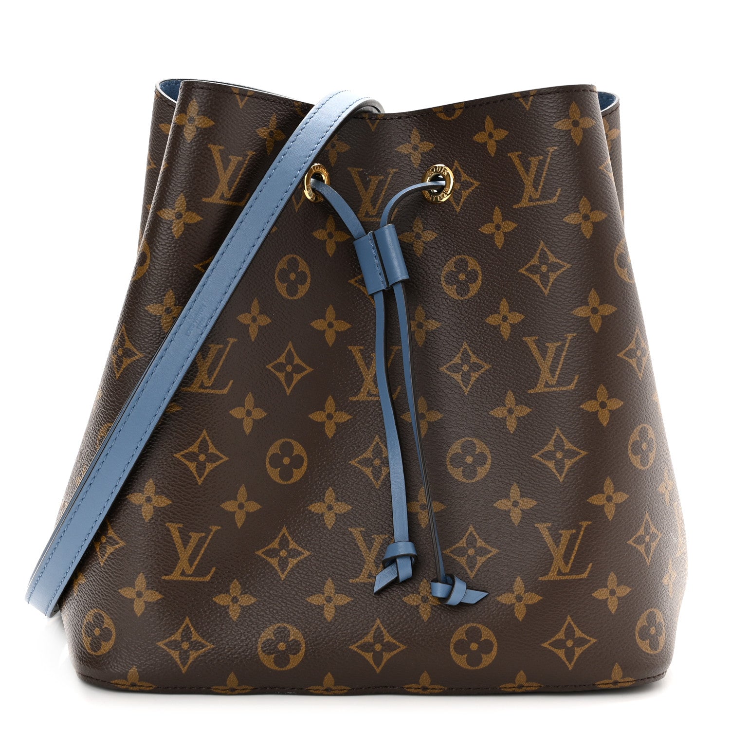 Louis Vuitton Monogram Neonoe MM Blue Jean 1 of 9