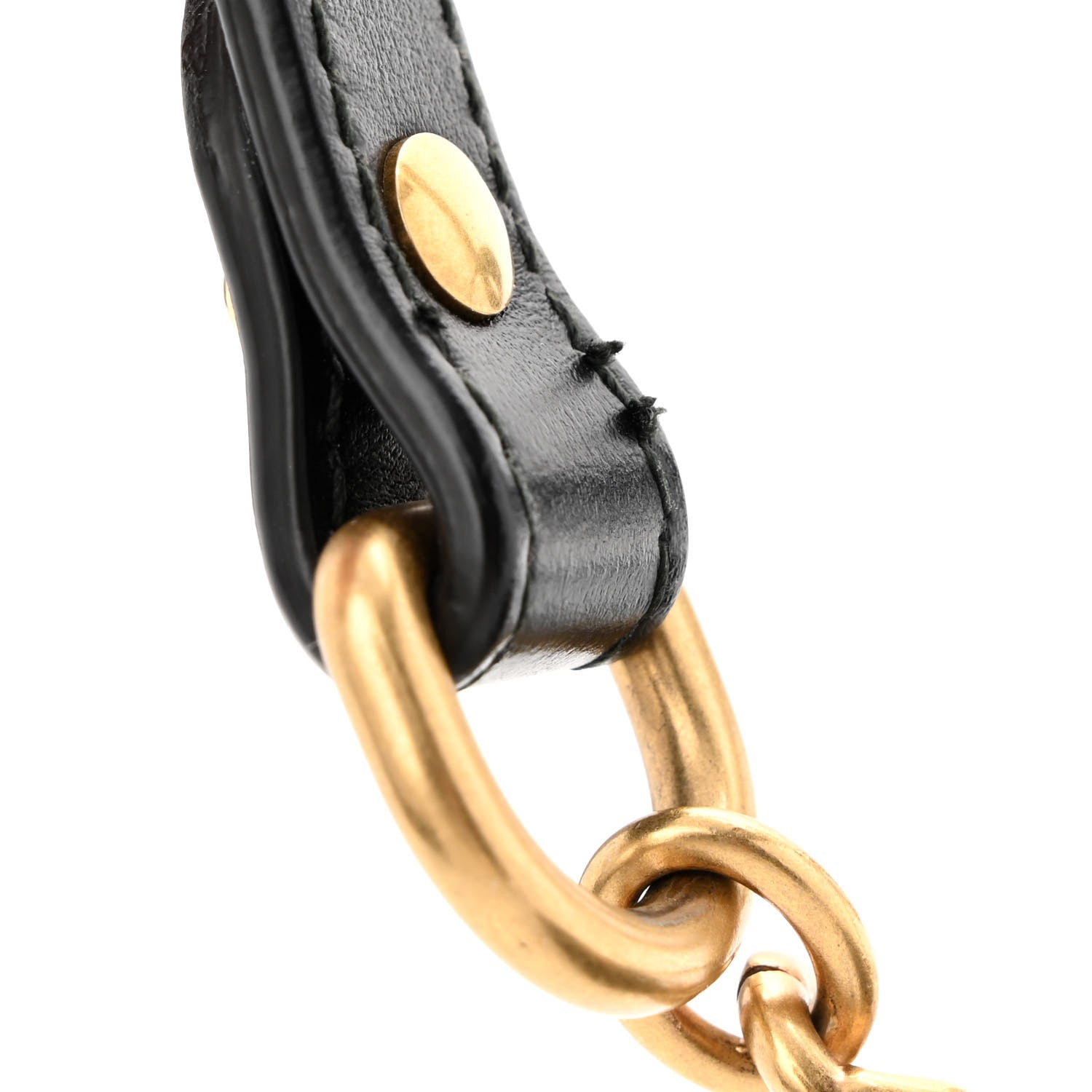 Gucci Calfskin Matelasse Mini GG Marmont Chain Shoulder Bag Black 11 of 11