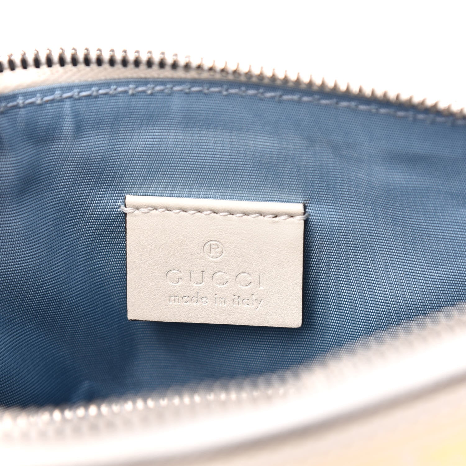 Gucci X SEGA Calfskin GUCCY Stars Mini Dome Shoulder Bag Mystic White Gold 6 of 11