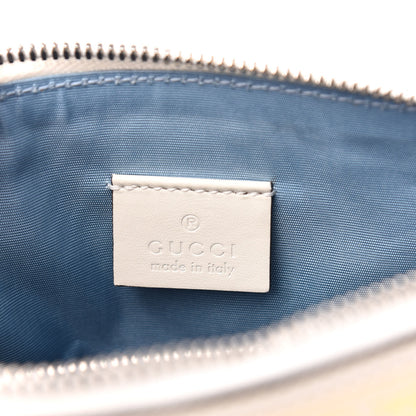Gucci X SEGA Calfskin GUCCY Stars Mini Dome Shoulder Bag Mystic White Gold 6 of 11