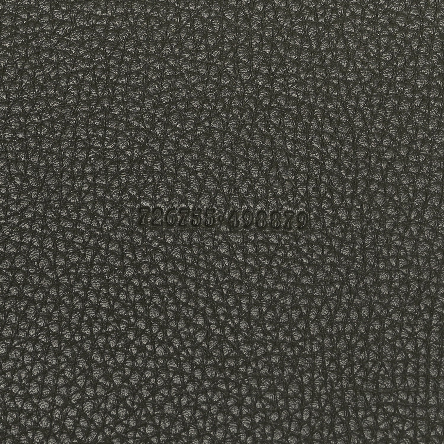 Gucci Monogram Jumbo GG Calfskin Web Large Shopping Tote Dark Green 7 of 10
