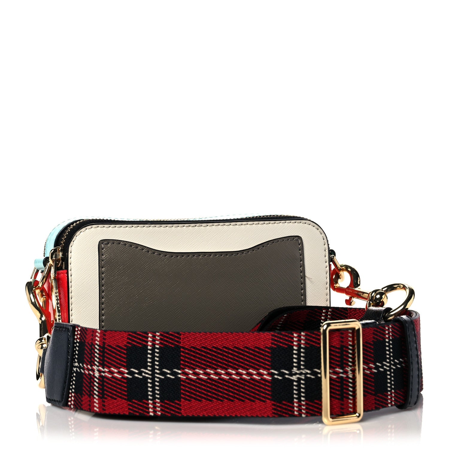 Marc Jacobs Saffiano Small Snapshot Camera Bag Porcelain Multi 3 of 13