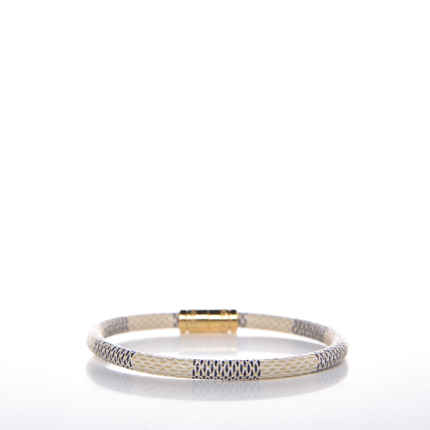 Louis Vuitton Damier Azur Keep It Bracelet 17 3 of 4