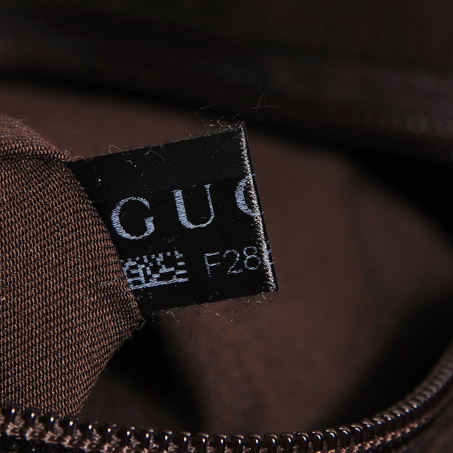 GG Monogram Large Web Handle Vertical Tote Dark Brown