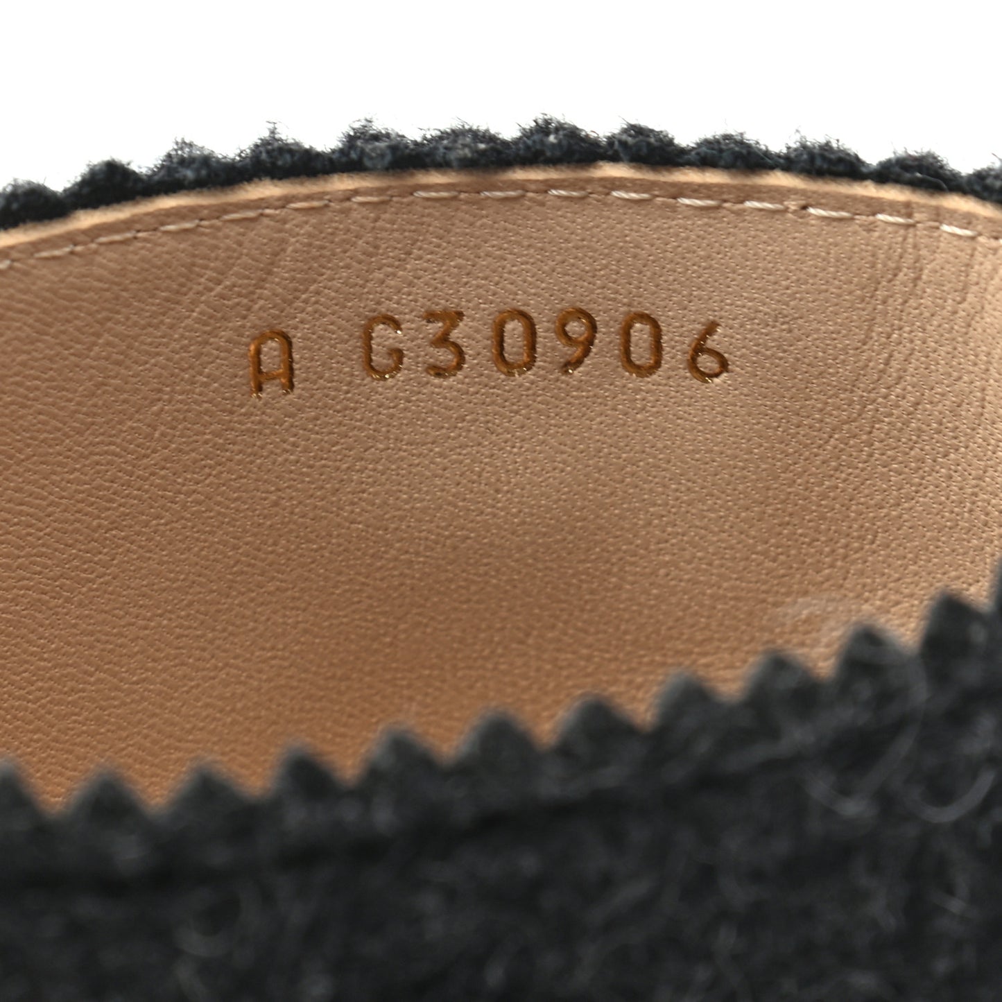 Chine Felt Short Boots 36.5 Black