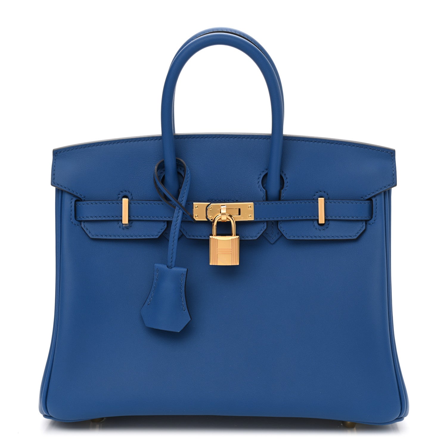 Hermes Swift Birkin 25 Bleu France 1 of 11