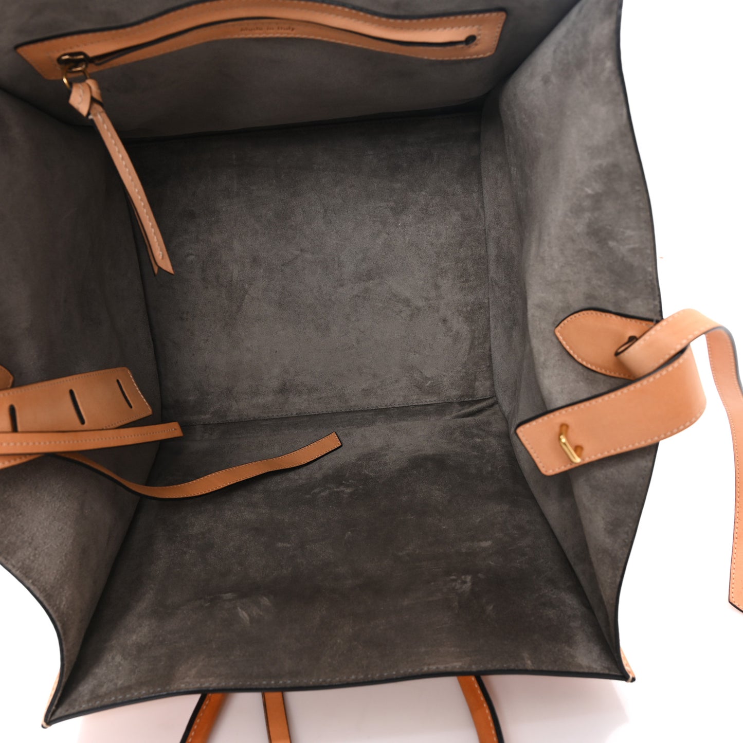 Natural Calfskin Medium Phantom Luggage Beige