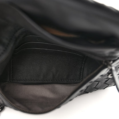 Bottega Veneta Nappa Intrecciato Mini Chain Messenger Black 5 of 10