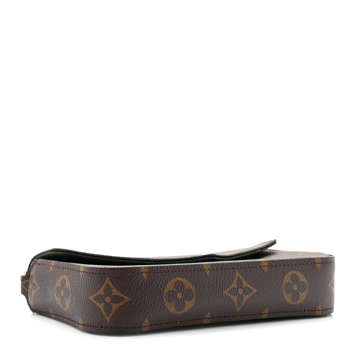 Monogram Felicie Strap & Go Kaki