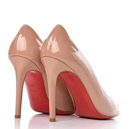 Christian Louboutin Patent Simple 100 Pumps 38 Nude 4 of 17