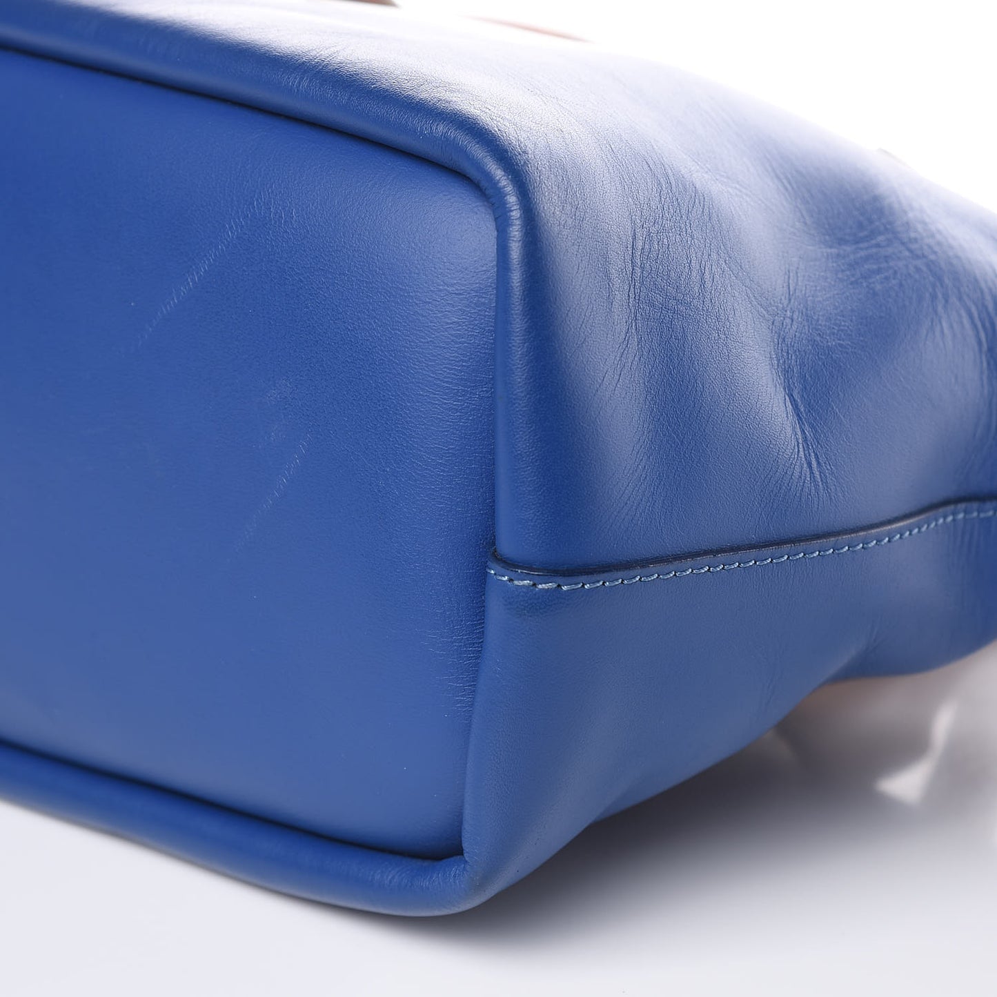 Smooth Calfskin Small Baylee Tote Sea Water