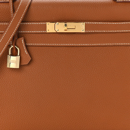 Hermes Togo Kelly Retourne 32 Gold 8 of 13