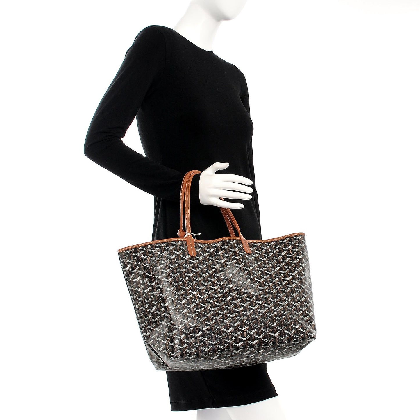 Goyardine Saint Louis PM Black Gold