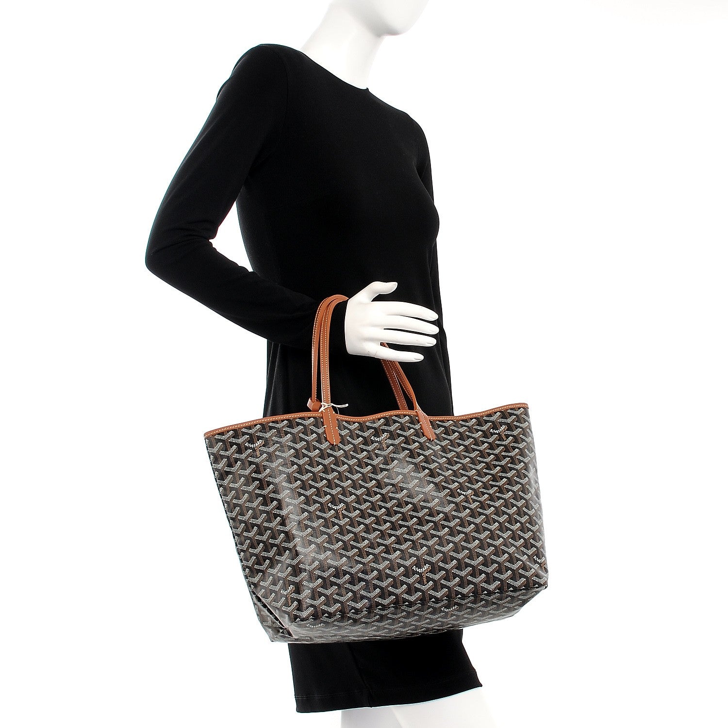 Goyard Goyardine Saint Louis PM Black Gold 2 of 8