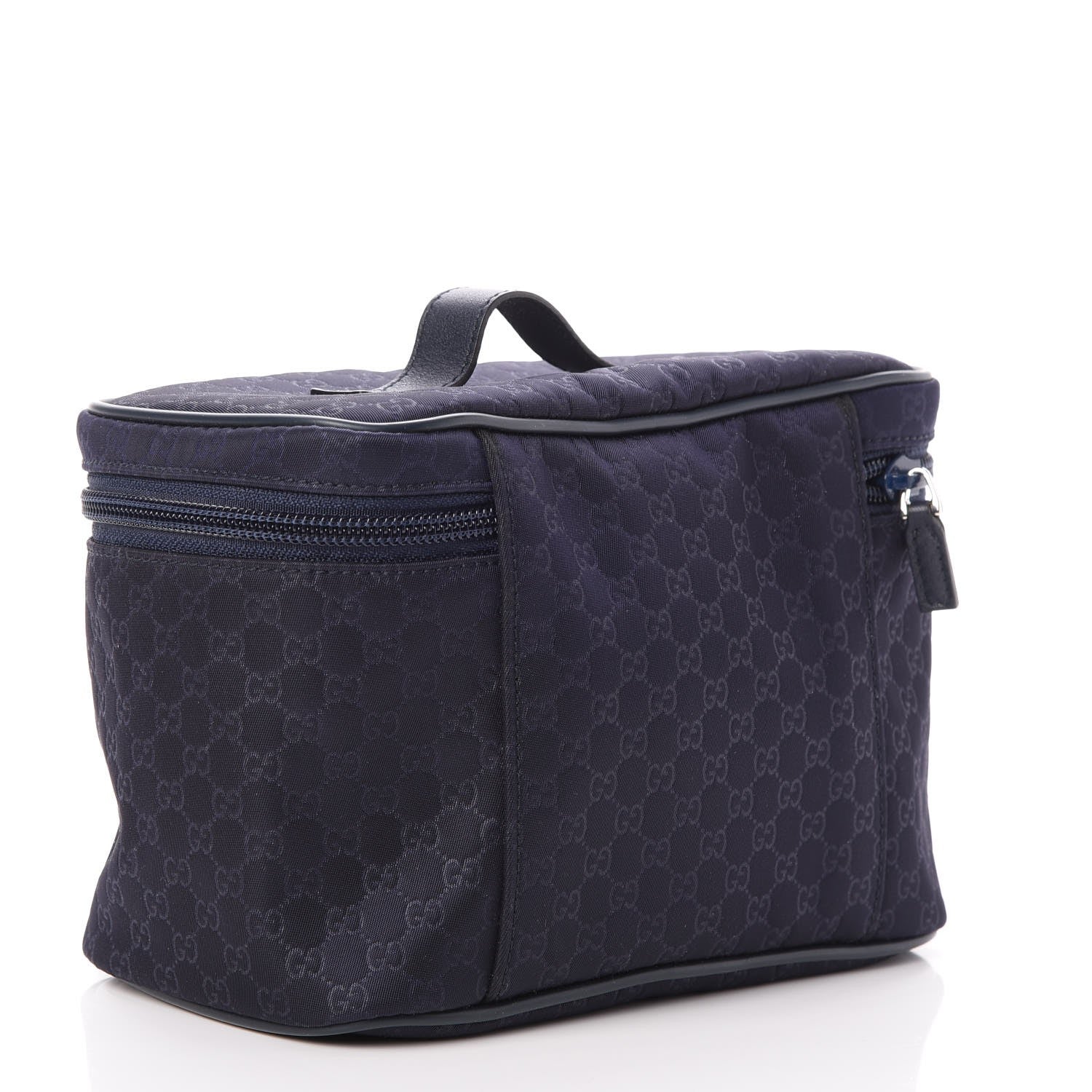 Gucci Nylon Monogram Cosmetic Case Navy 3 of 7