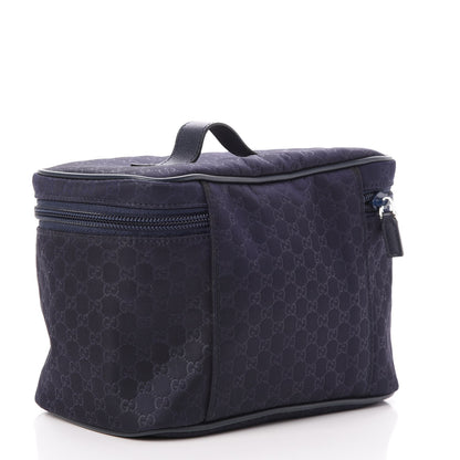 Gucci Nylon Monogram Cosmetic Case Navy 3 of 7