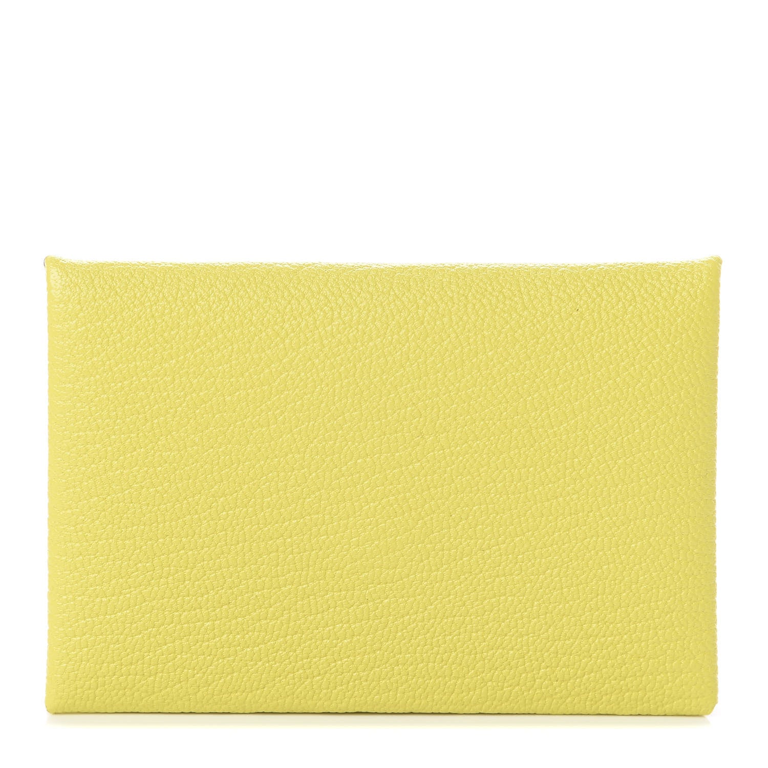 Hermes Chevre Mysore Calvi Card Case Lime 1 of 5
