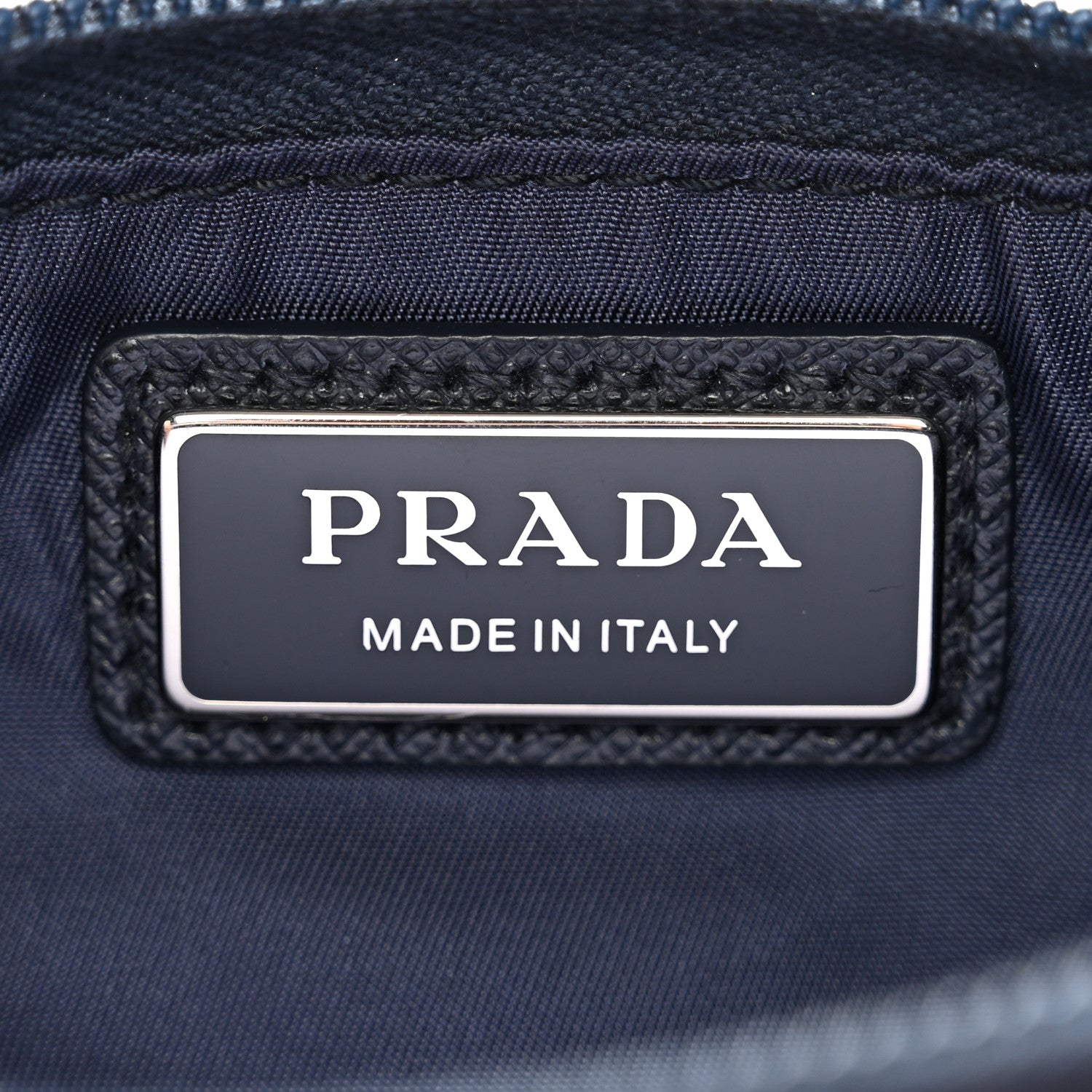 Prada Re-Nylon Saffiano Belt Bag Navy 7 of 10