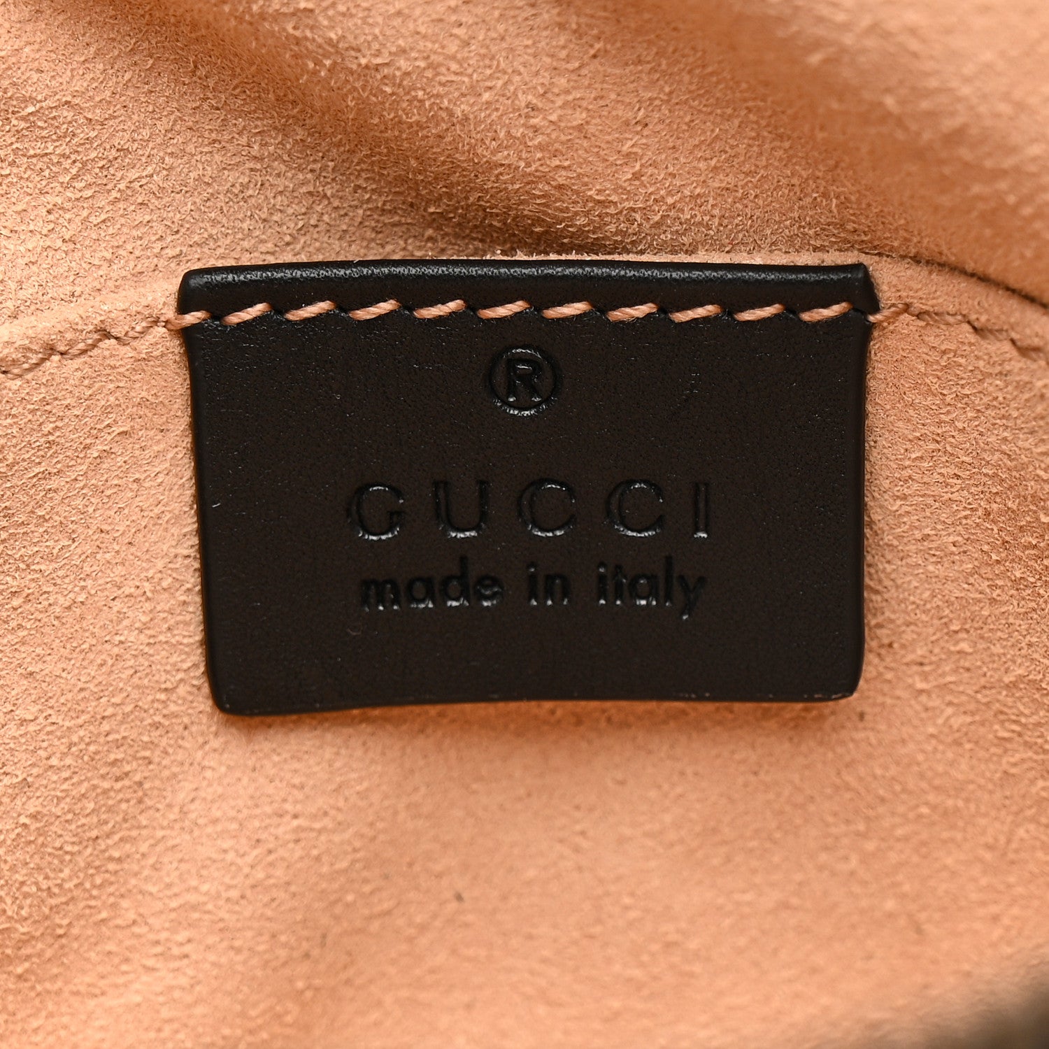 Gucci Calfskin Matelasse GG Marmont Belt Bag 85 34 Black 6 of 11
