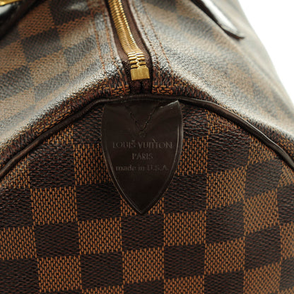 Louis Vuitton Damier Ebene Speedy 35 9 of 12