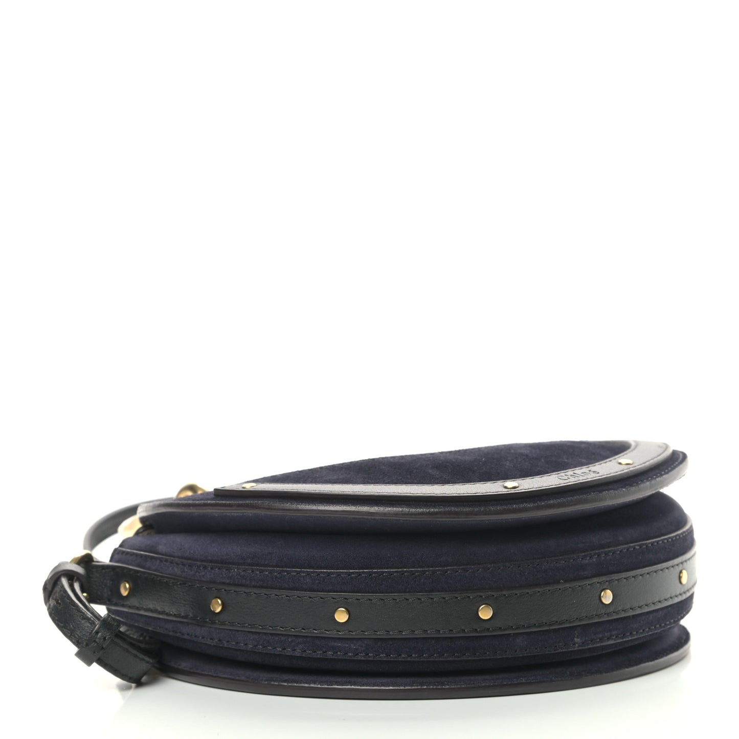 Calfskin Suede Medium Pixie Bag Full Blue