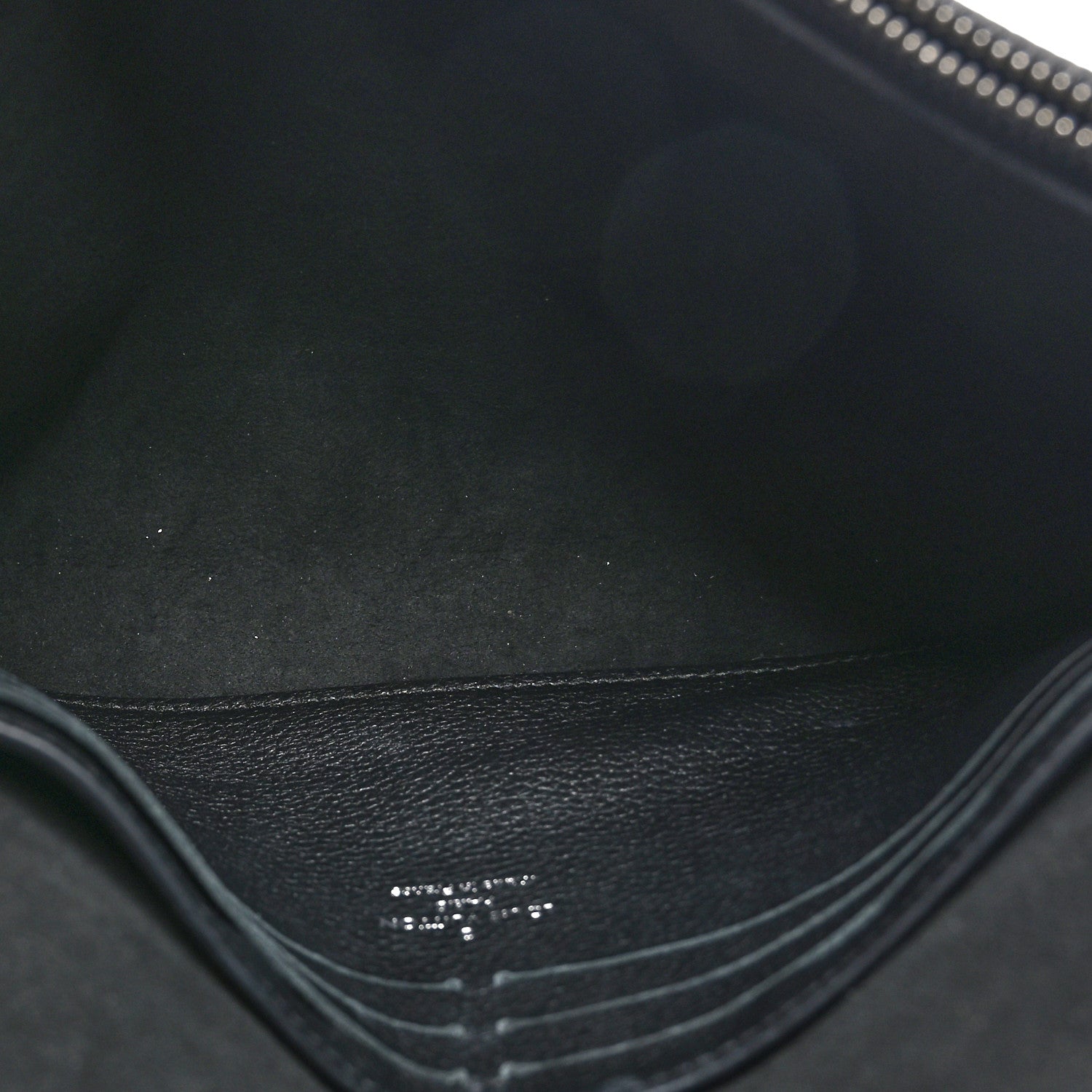 Louis Vuitton LOUIS VUITTON Soft Calfskin My Lockme Chain Pochette Black 6 of 10